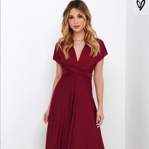 Lulus Always Stunning Convertible Maxi Dress
